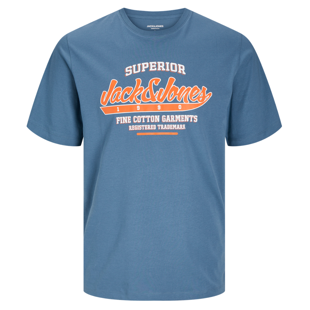 Jack & Jones Plava LOGO TEE SS majica